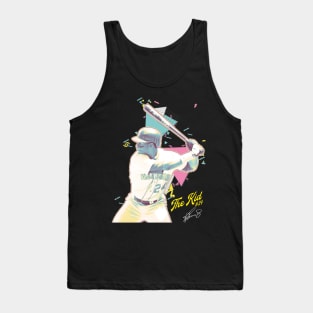 Ken Griffey Jr The Kid Basketball Legend Signature Vintage Retro 80s 90s Bootleg Rap Style Tank Top